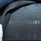 FENDI Mamma Baguette Shoulder Bag Suede Navy Silverep5217