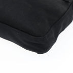 FENDI Mamma Baguette Shoulder Bag Nylon Black Silverep5222