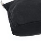 FENDI Mamma Baguette Shoulder Bag Nylon Black Silverep5222