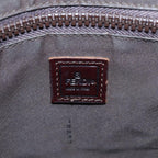 FENDI Zucca Canvas Hand Bag Brown Black Silverep5241