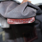 FENDI Zucca Canvas Hand Bag Brown Black Silverep5241