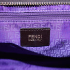 FENDI Zucca Canvas Tote Bag Brown Black goldep5268