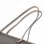 FENDI Zucca Canvas Tote Bag Brown Black goldep5268