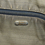 FENDI Zucca Canvas Vanity Bag Brown Black goldep5316