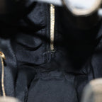 FENDI Pecan Canvas Backpack Brown Black goldep5348