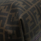 FENDI Zucca Canvas Tote Bag Brown Black goldep5351