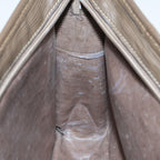 FENDI Zucchino Canvas Shoulder Bag Brown Goldep5363