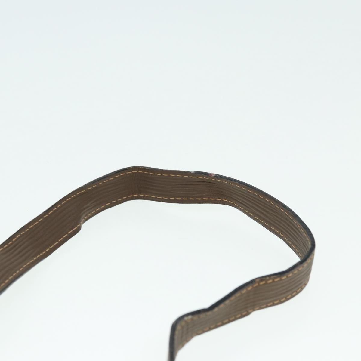 FENDI Zucchino Canvas Shoulder Bag Brown Goldep5363