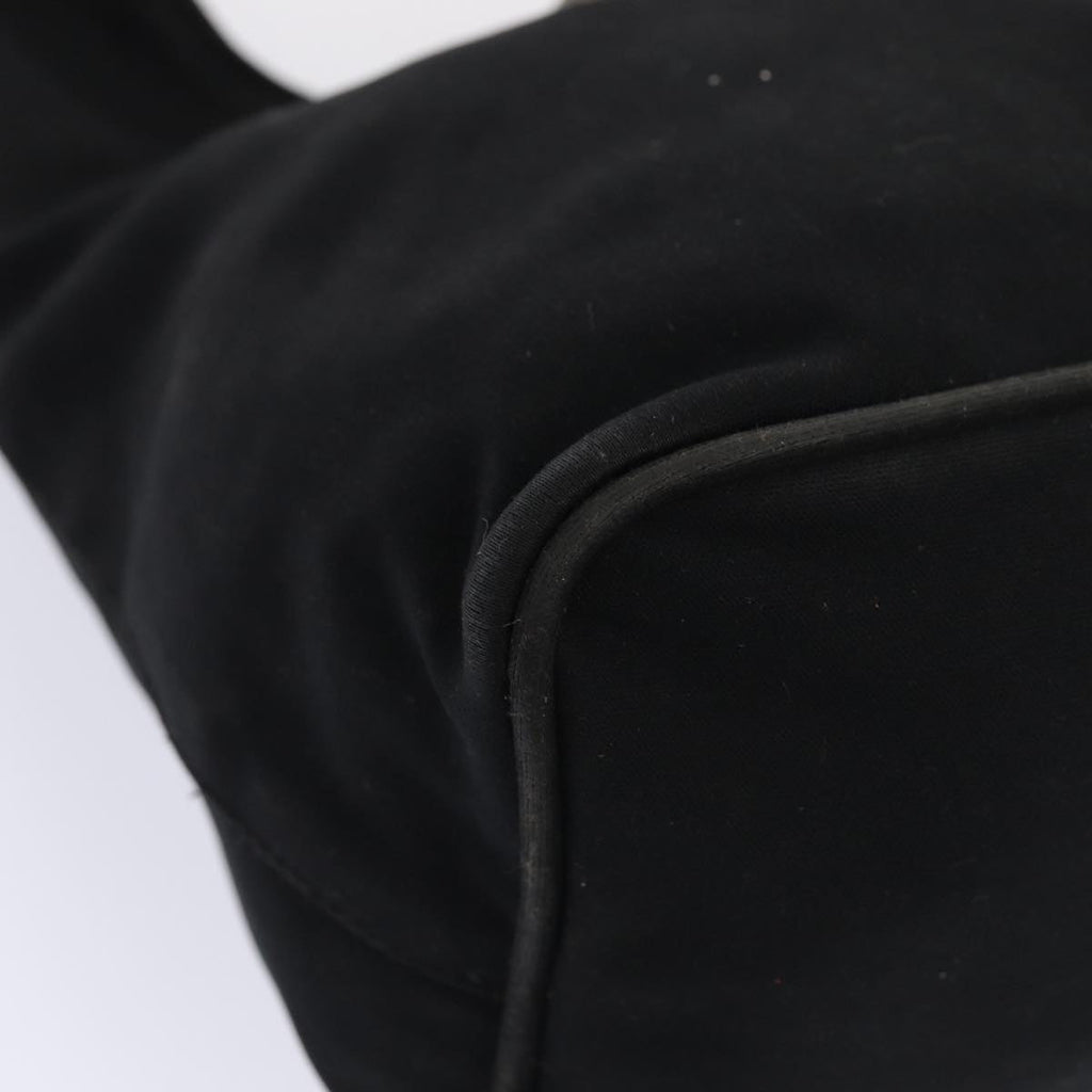 FENDI Mamma Baguette Shoulder Bag Nylon Black Silverep5381