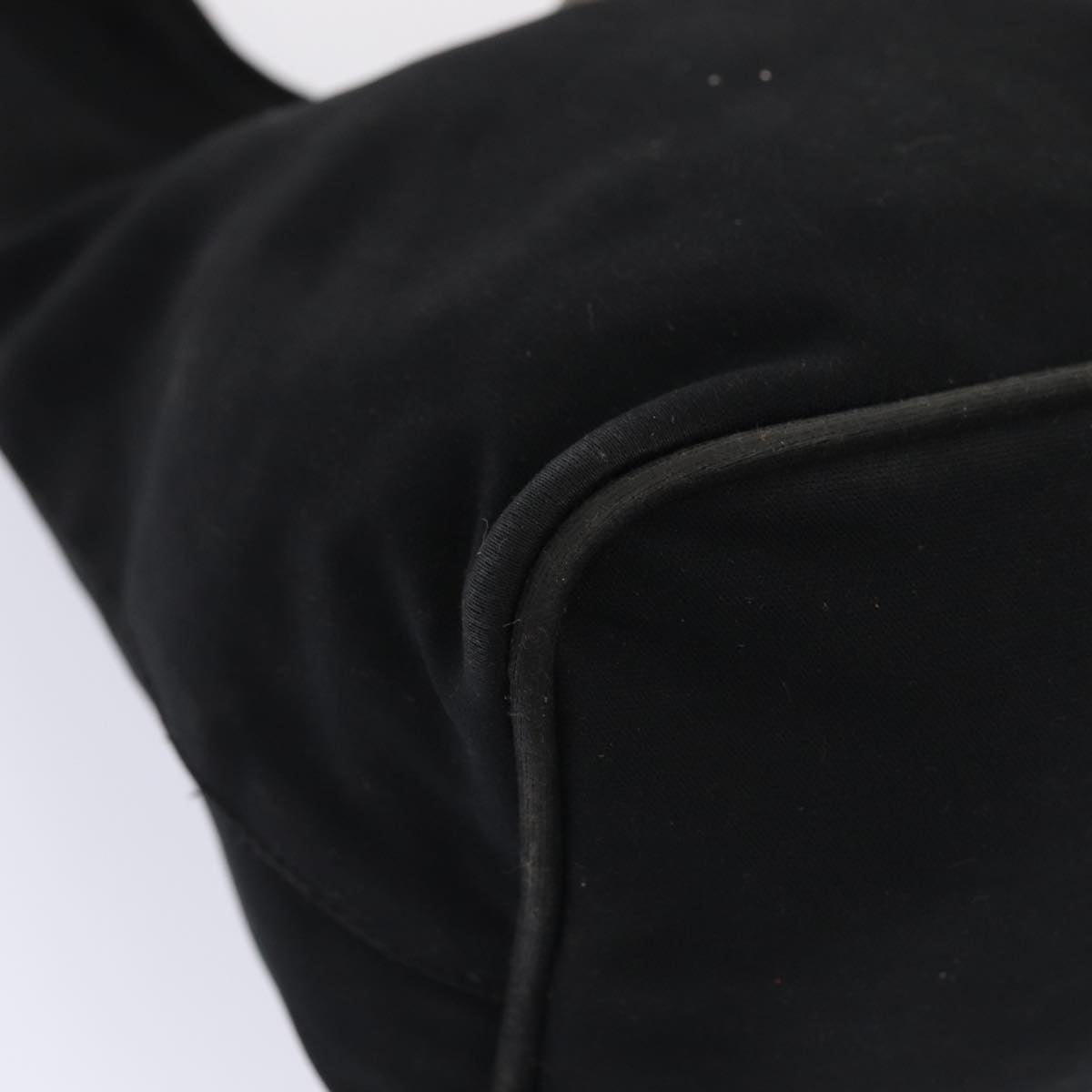 FENDI Mamma Baguette Shoulder Bag Nylon Black Silverep5381