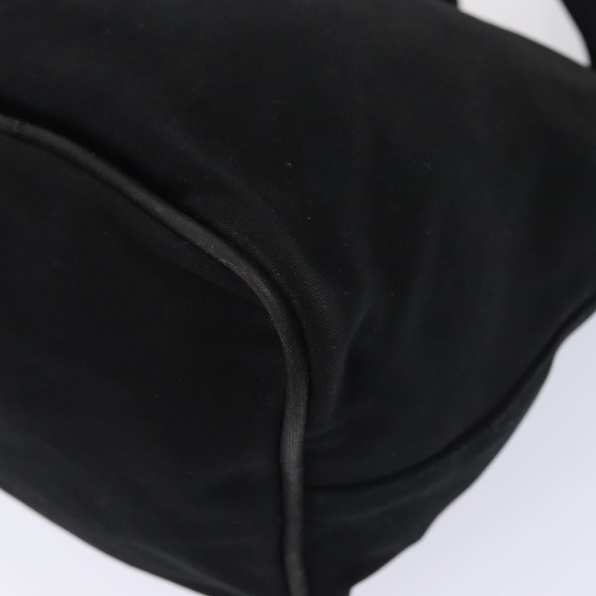 FENDI Mamma Baguette Shoulder Bag Nylon Black Silverep5381