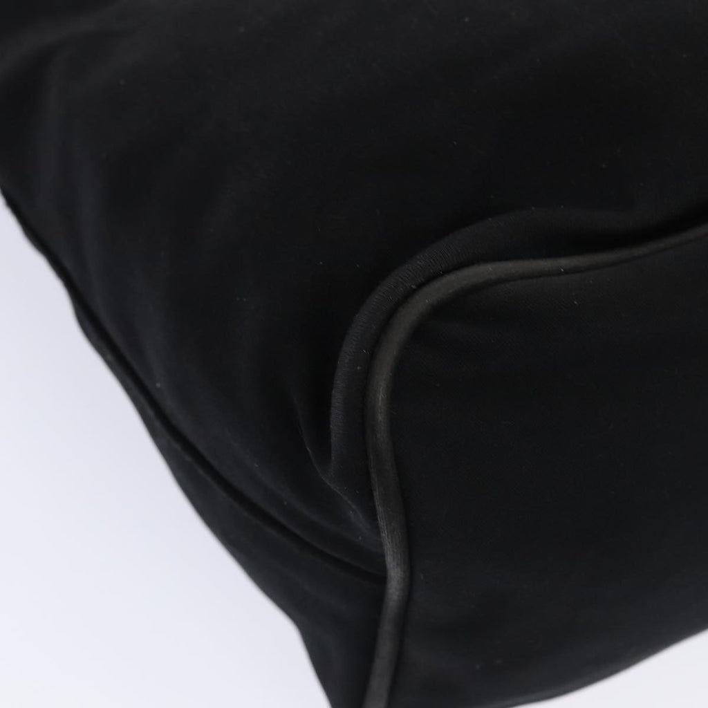 FENDI Mamma Baguette Shoulder Bag Nylon Black Silverep5381