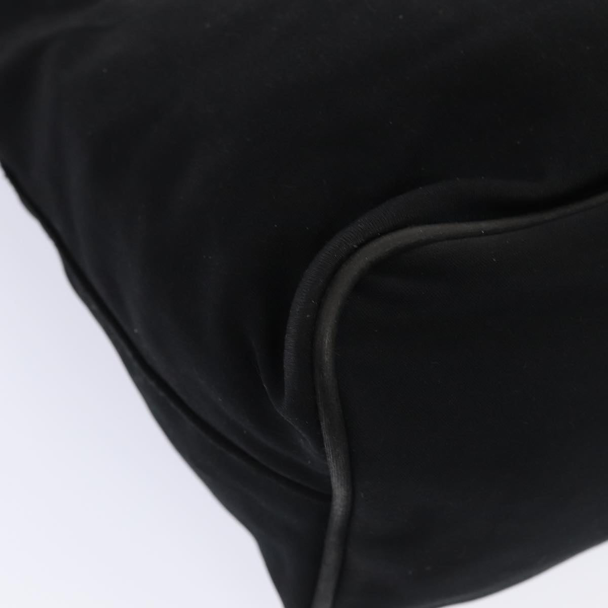 FENDI Mamma Baguette Shoulder Bag Nylon Black Silverep5381