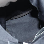 FENDI Mamma Baguette Shoulder Bag Nylon Black Silverep5381