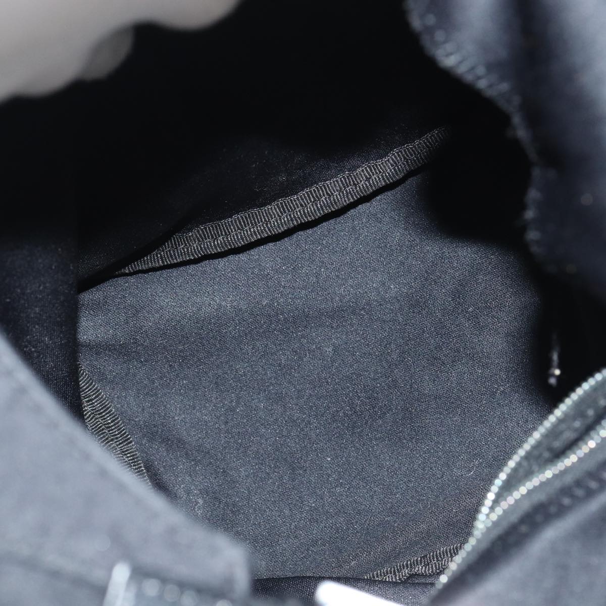 FENDI Mamma Baguette Shoulder Bag Nylon Black Silverep5381