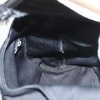 FENDI Mamma Baguette Shoulder Bag Nylon Black Silverep5381