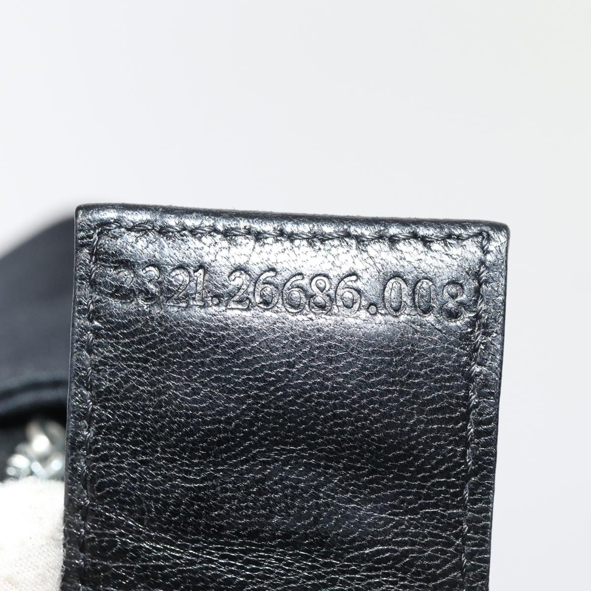 FENDI Mamma Baguette Shoulder Bag Nylon Black Silverep5381