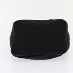 FENDI Mamma Baguette Shoulder Bag Nylon Black Silverep5381