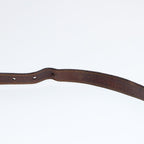 FENDI Zucca Canvas Shoulder Bag Brown Black goldep5455