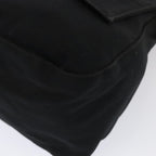 FENDI Mamma Baguette Shoulder Bag Nylon Black Silverep5493