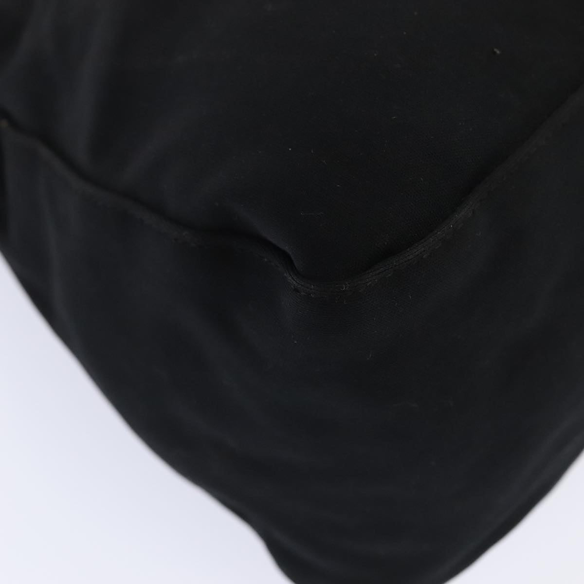 FENDI Mamma Baguette Shoulder Bag Nylon Black Silverep5493