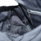 FENDI Mamma Baguette Shoulder Bag Nylon Black Silverep5493