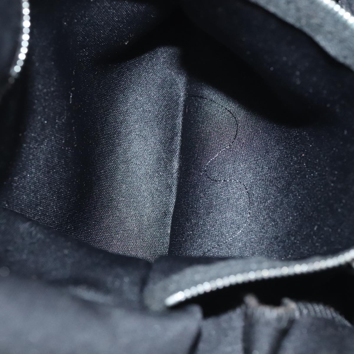 FENDI Mamma Baguette Shoulder Bag Nylon Black Silverep5493