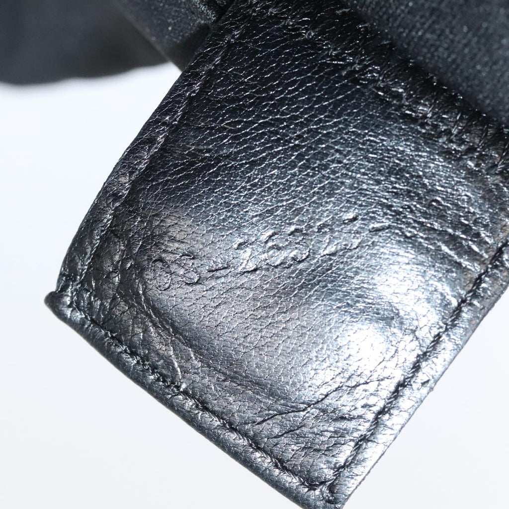 FENDI Mamma Baguette Shoulder Bag Nylon Black Silverep5493