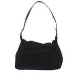 FENDI Mamma Baguette Shoulder Bag Nylon Black Silverep5493