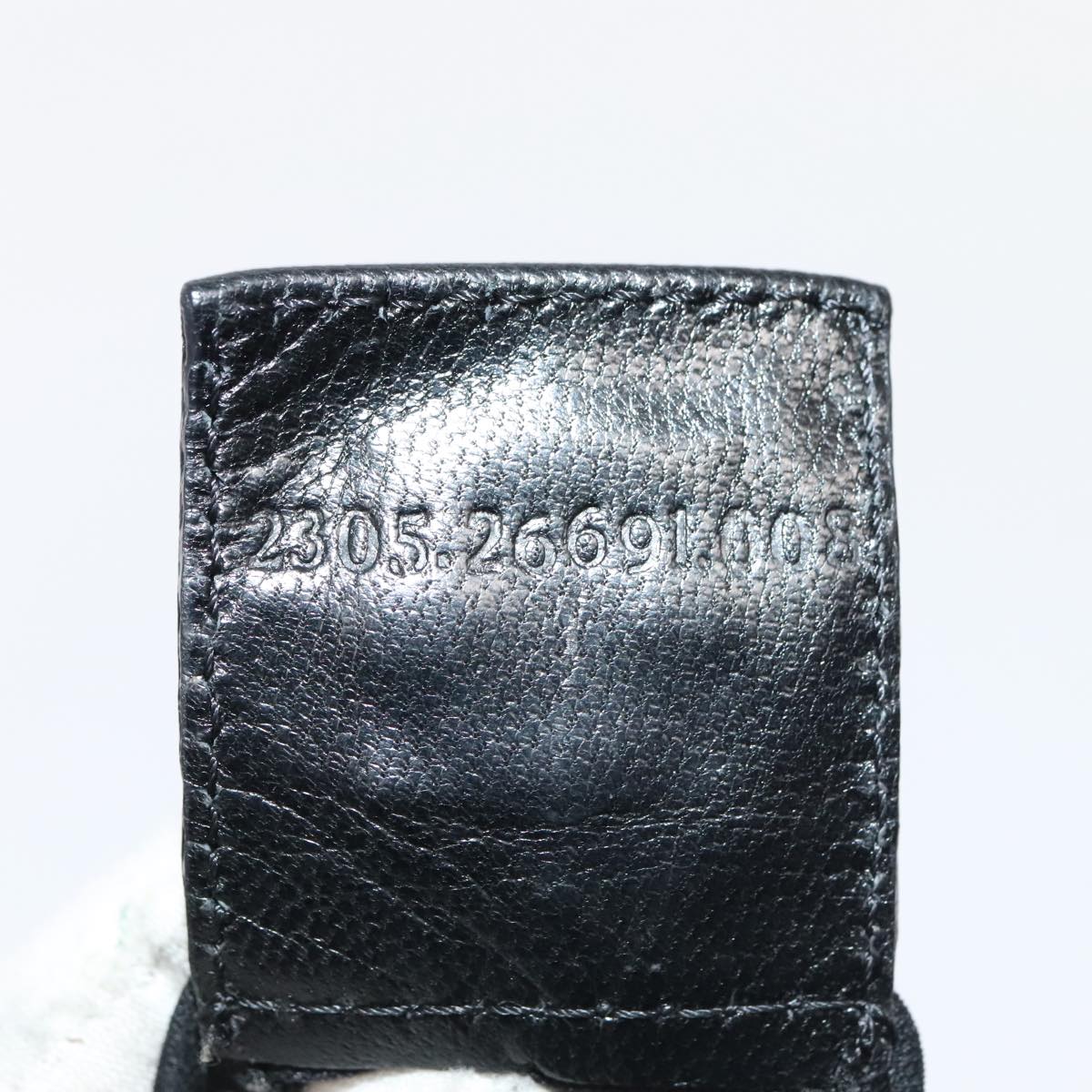 FENDI Tote Bag Nylon Black Silverep5506