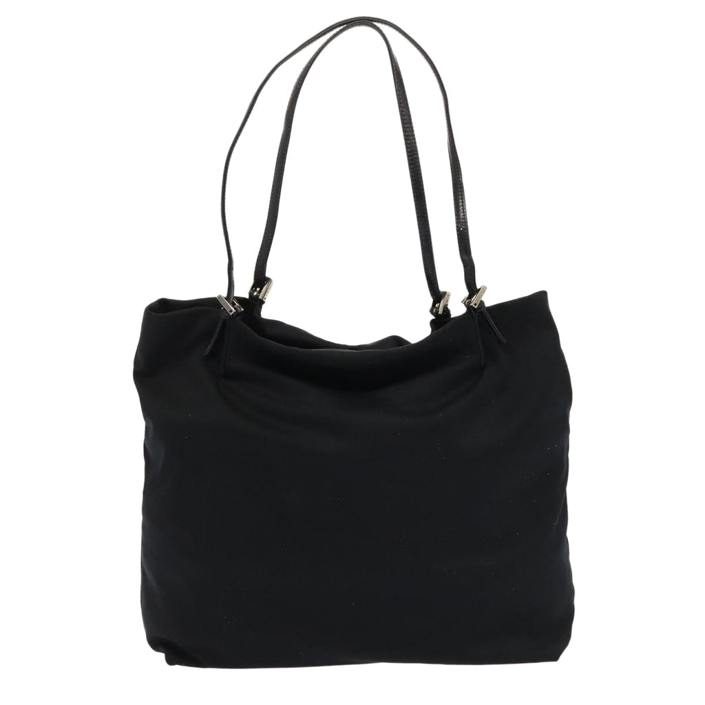 FENDI Tote Bag Nylon Black Silverep5506