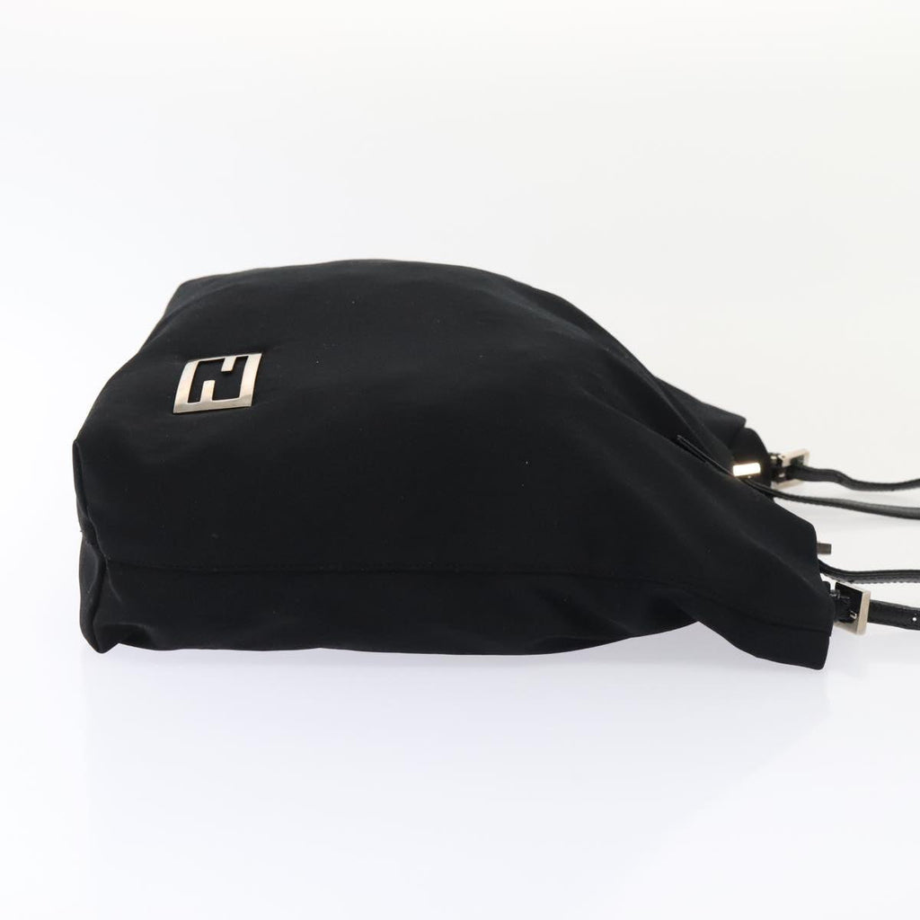 FENDI Tote Bag Nylon Black Silverep5506