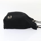 FENDI Tote Bag Nylon Black Silverep5506