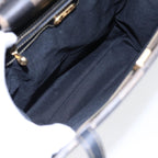 FENDI Pecan Canvas Tote Bag Brown Black goldep5527