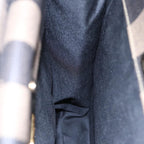 FENDI Pecan Canvas Tote Bag Brown Black goldep5527