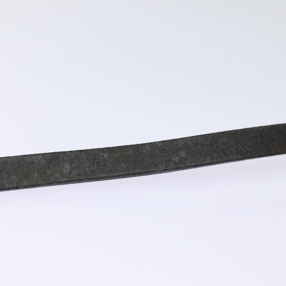 FENDI Zucchino Canvas Hand Bag Navy Silverep5563