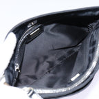 FENDI Zucca Canvas Shoulder Bag Black Silverep5578