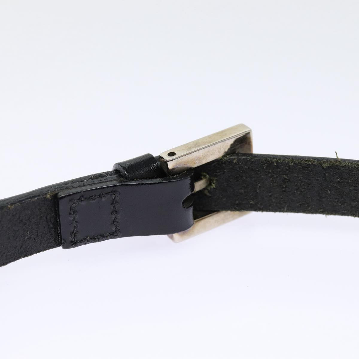 FENDI Zucca Canvas Shoulder Bag Black Silverep5578