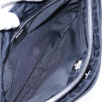 FENDI Zucca Canvas Shoulder Bag Silver Blackep5725