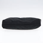 FENDI Zucca Canvas Shoulder Bag Silver Blackep5725