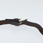 FENDI Zucca Canvas Shoulder Bag Brown Black Goldep5867