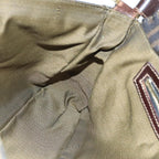 FENDI Zucca Canvas Shoulder Bag Brown Black Goldep5919