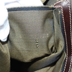 FENDI Zucca Canvas Shoulder Bag Brown Black Goldep5919