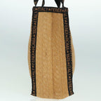 FENDI Tote Bag Straw Beigeep5982