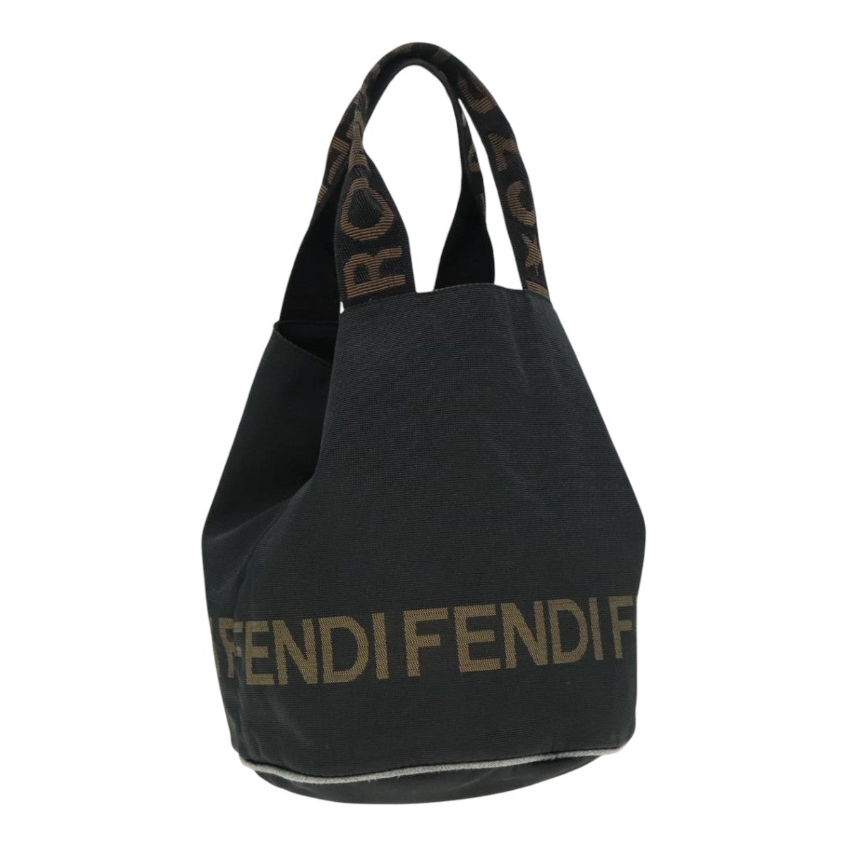 FENDI Hand Bag Canvas Blackep5990