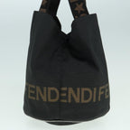 FENDI Hand Bag Canvas Blackep5990