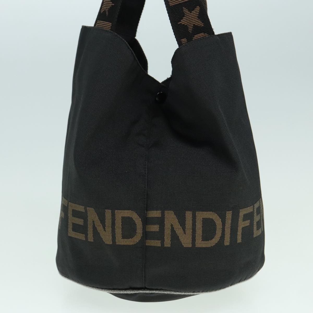 FENDI Hand Bag Canvas Blackep5990