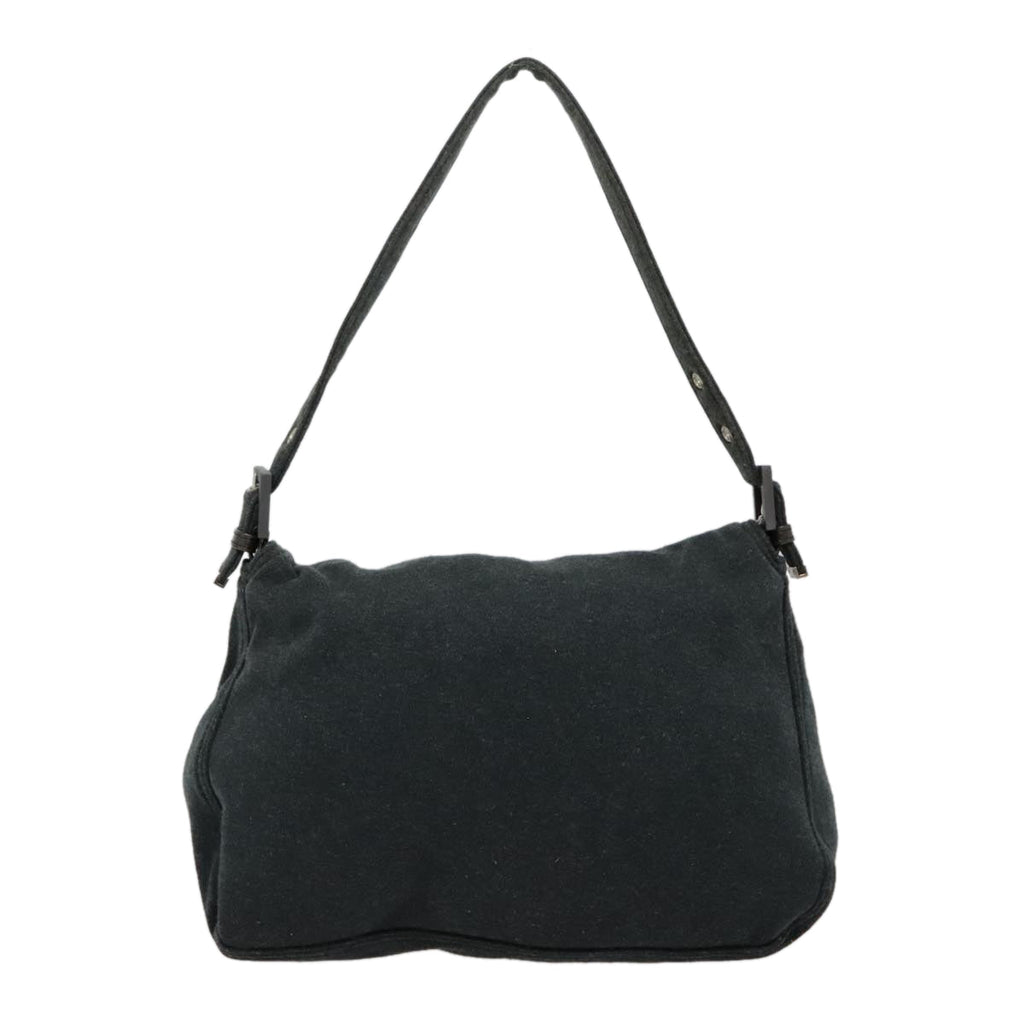FENDI Mamma bucket Hand Bag Canvas Grayep6034