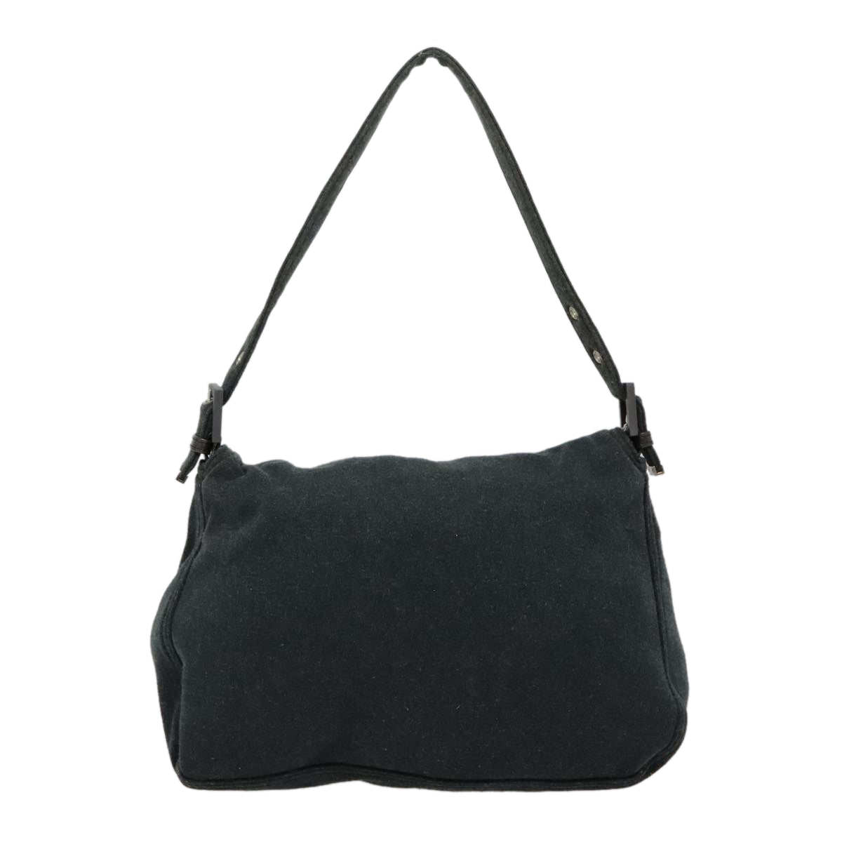 FENDI Mamma bucket Hand Bag Canvas Grayep6034