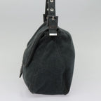 FENDI Mamma bucket Hand Bag Canvas Grayep6034